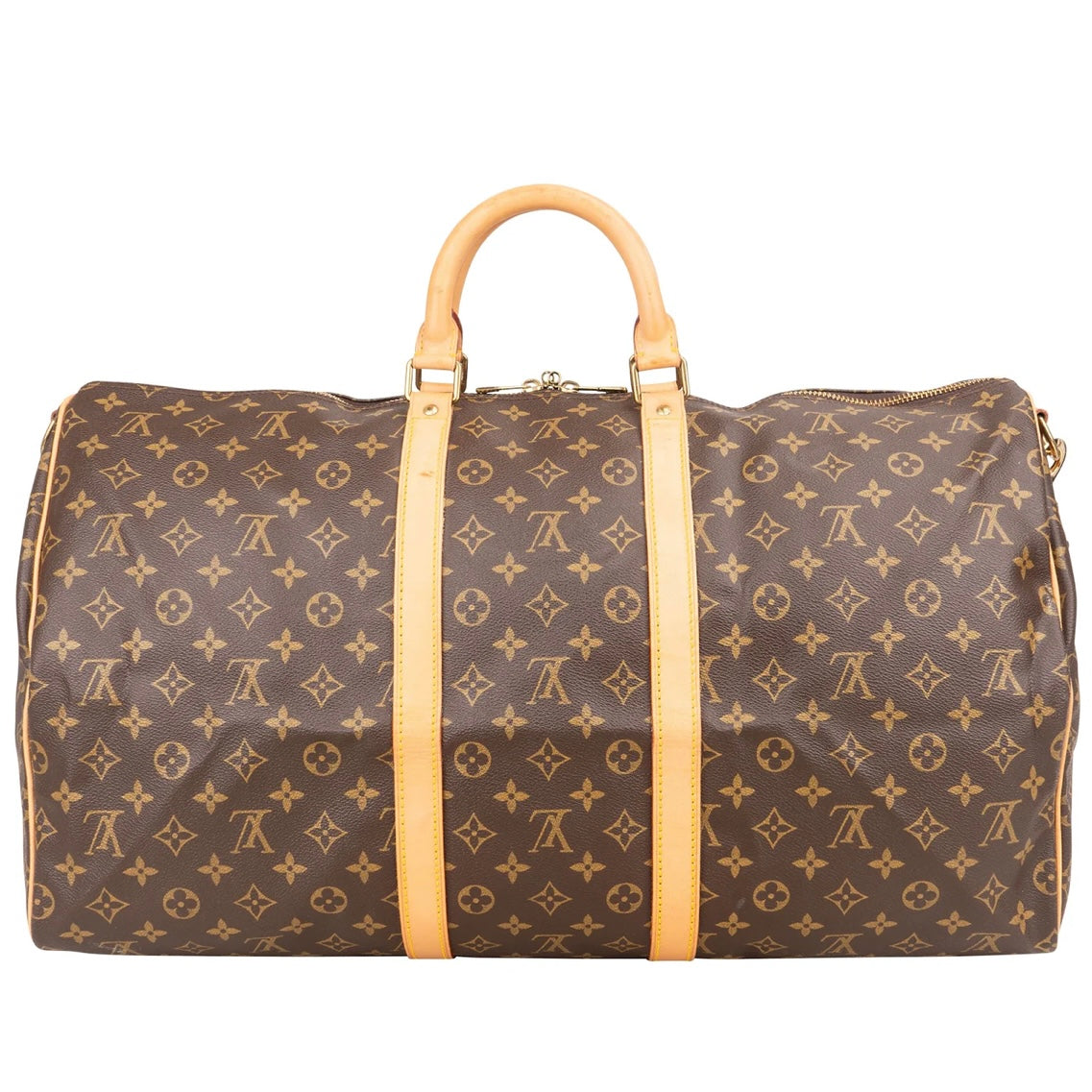 Louis Vuitton Monogram Canvas Keepall 55 Bandoulière Travel Bag