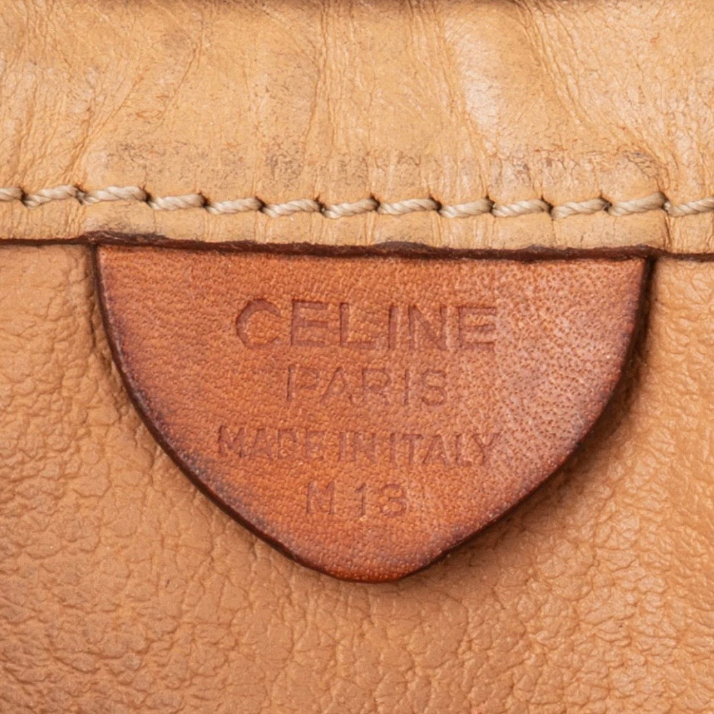 Celine Macadam Drawstring Bucket Shoulder Bag