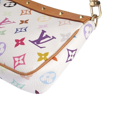 Louis Vuitton Monogram Canvas Murakami Multicolor Studded Pochette Accessoires Handbag