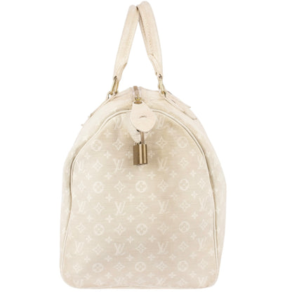 Louis Vuitton Mini Lin Monogram Speedy 30 Handbag