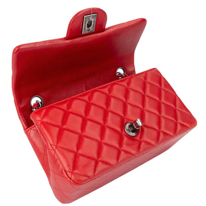 Chanel Quilted Lambskin Antique Single Flap Crossbody Bag