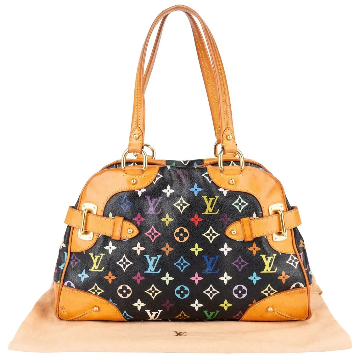 Louis Vuitton Monogram Murakami Multicolor Claudia Shoulder Bag