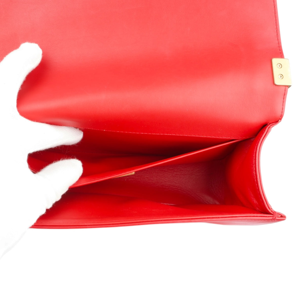 Chanel Boy Red Phyton Leather Limited Edition Bag