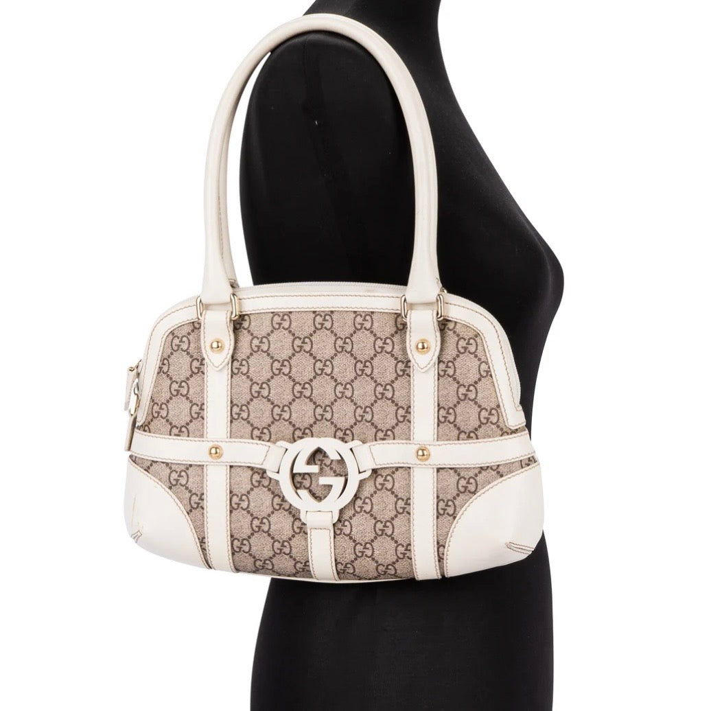 Gucci Monogram Supreme Shoulder Bag