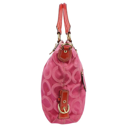 Coach Pink Monogram Handbag