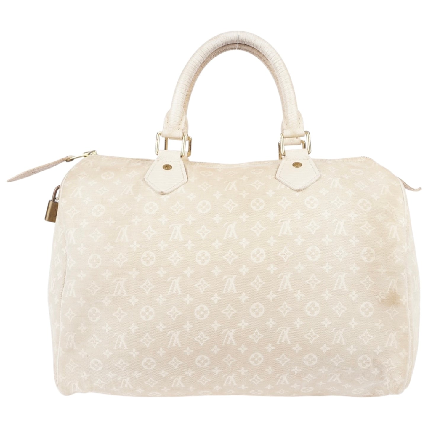 Louis Vuitton Mini Lin Monogram Speedy 30 Handbag