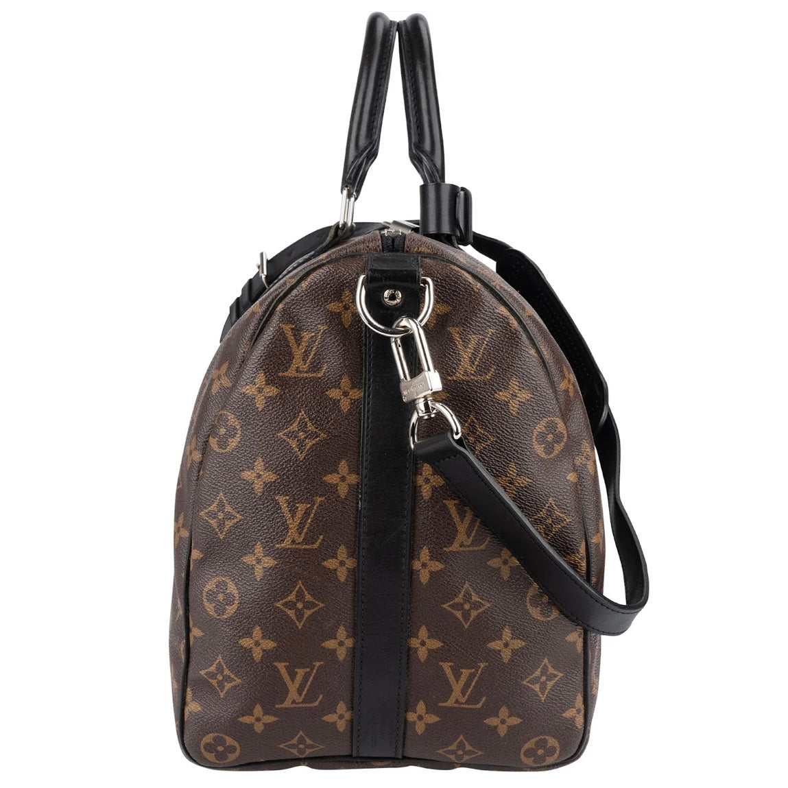 Louis Vuitton Monogram Macassar Keepall 45 Shoulder Travel Bag