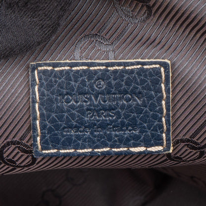 Louis Vuitton Premium Navy Tobago Leather Keepall 50