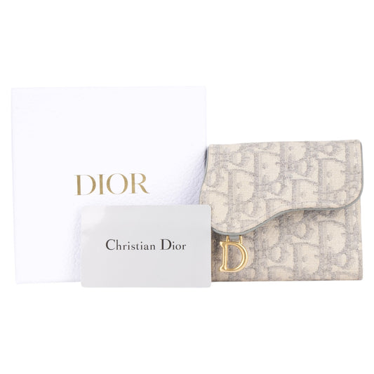 Christian Dior Saddle Lotus Wallet