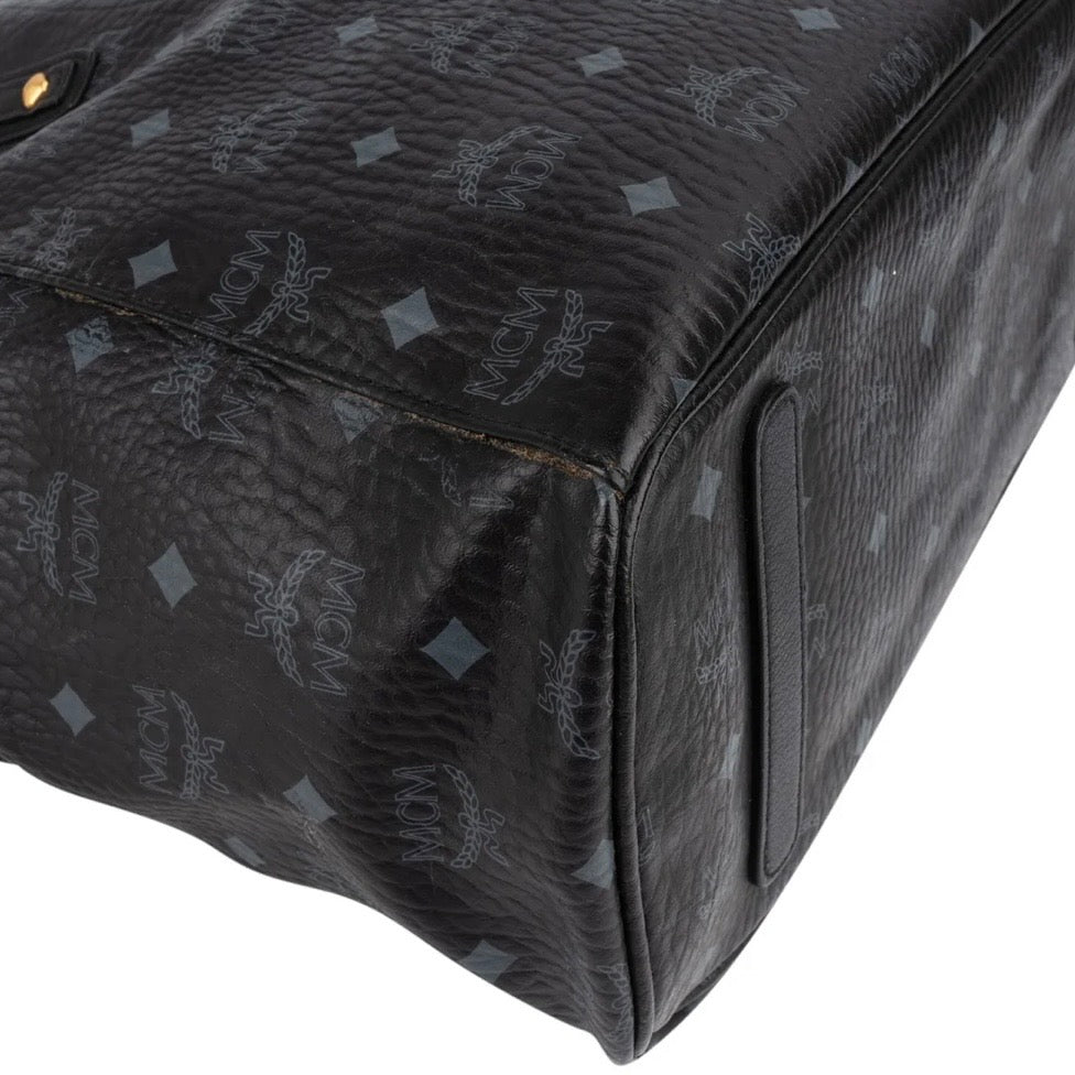 MCM Monogram Visetos Liz Reversible Shopper Shoulder Bag