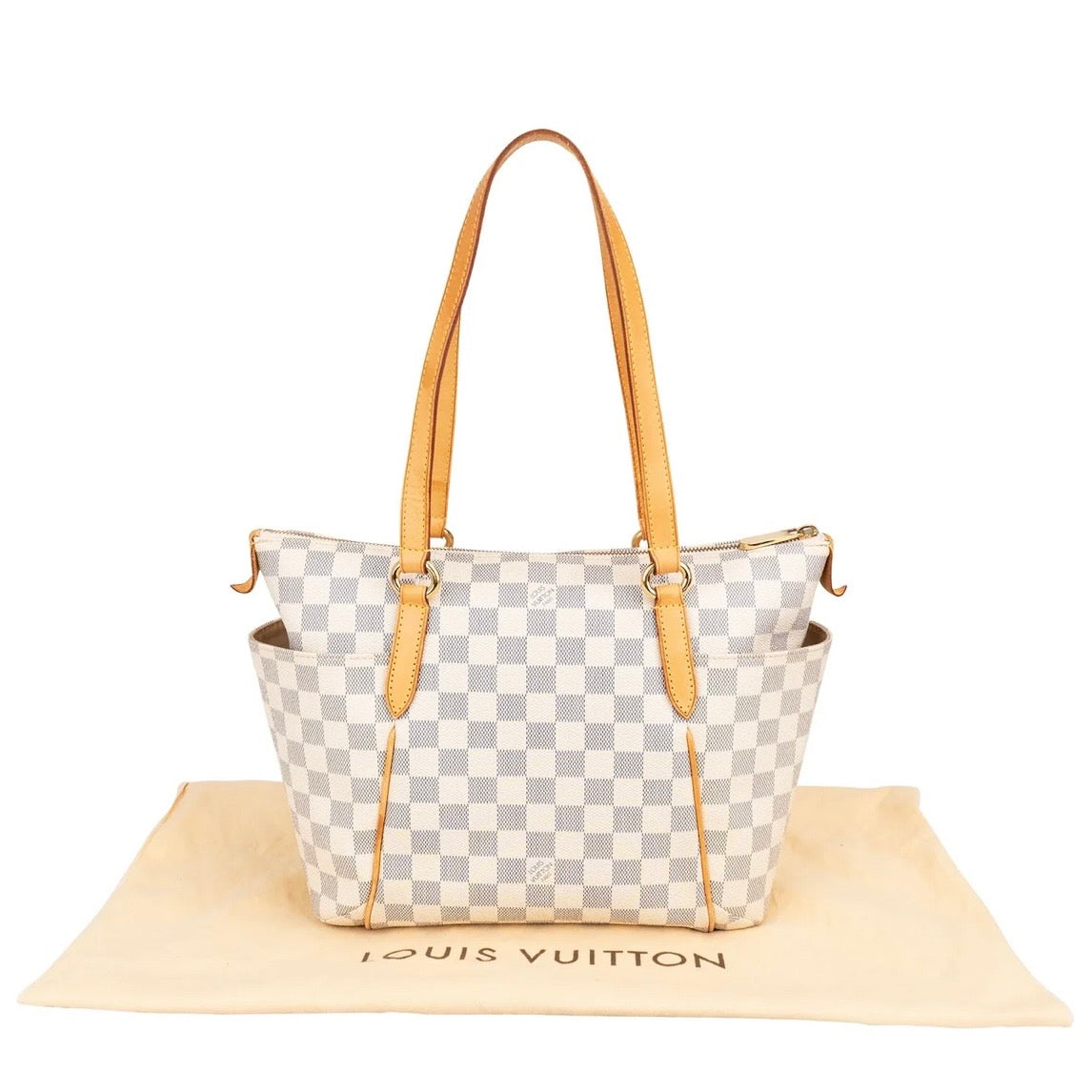 Louis Vuitton Monogram Damier Azur Canvas Totally PM Shoulder Bag