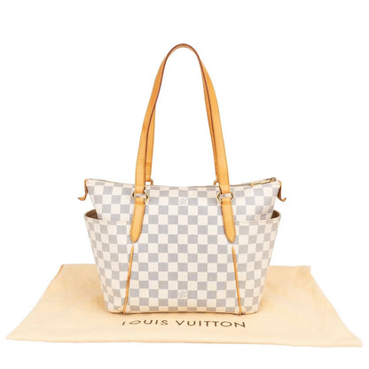 Louis Vuitton Monogram Damier Azur Canvas Totally PM Shoulder Bag