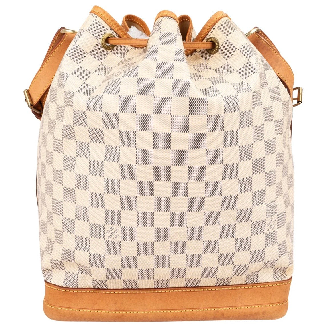 Louis Vuitton Monogram Damier Azur Canvas Sac Noé Grande Shoulder Bag