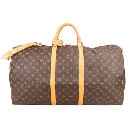 Louis Vuitton Monogram Canvas Keepall 60 Shoulder Travel Bag