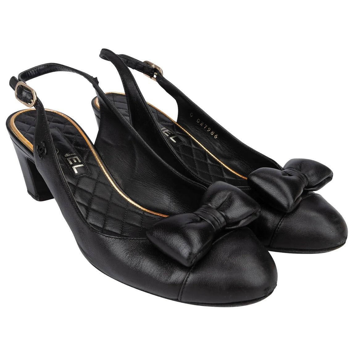 Chanel Lambskin Loop Pumps (36,5)