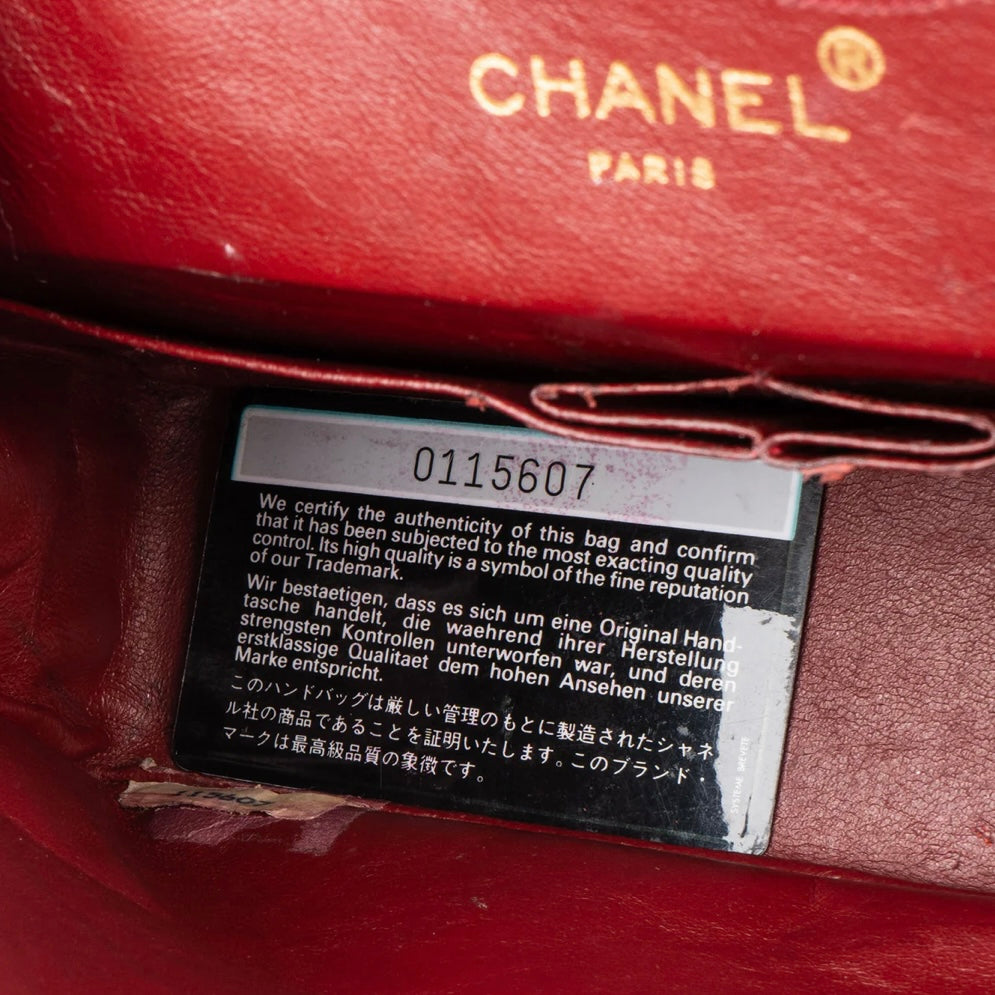 Chanel Quilted Lambskin 24K Gold Medium Double Flap Crossbody Bag