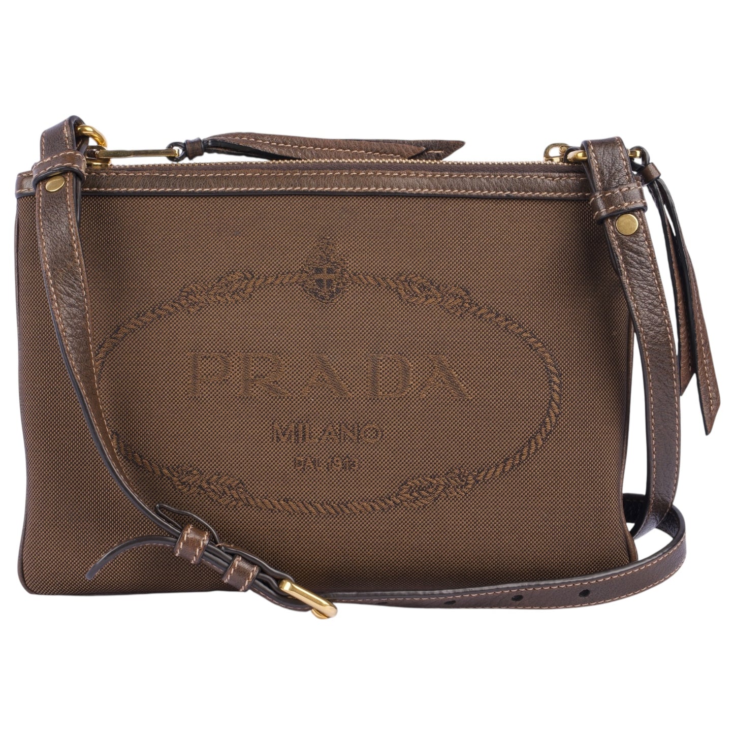 Prada Jacquard Crossbody Bag