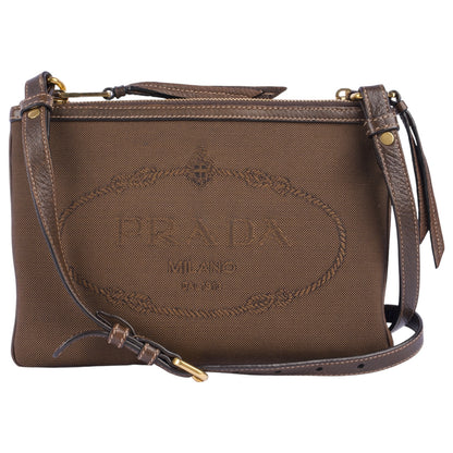 Prada Jacquard Crossbody Bag