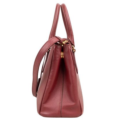 Prada Saffiano Leather Small Galleria Handbag