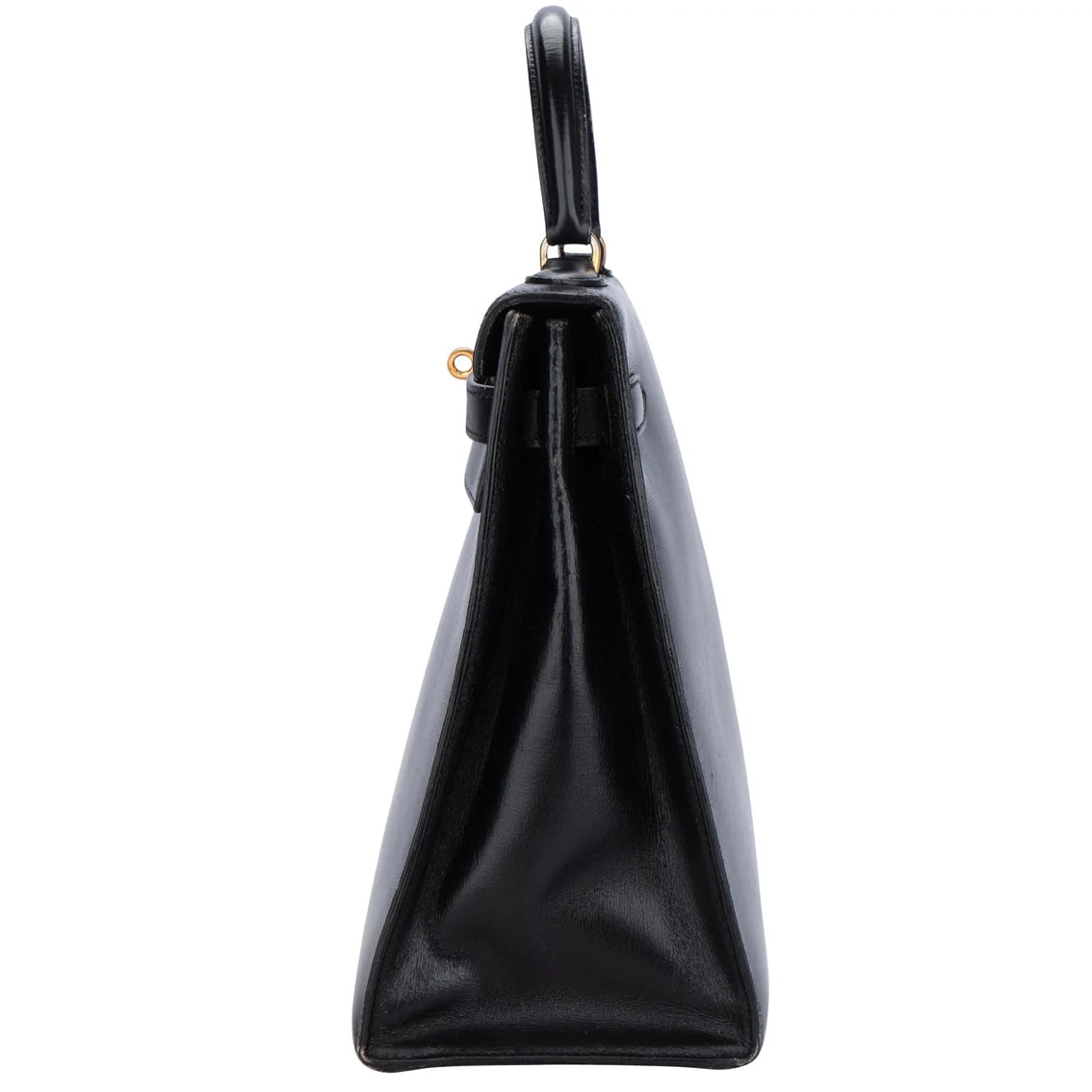 Hermès Noir Boxcalf Kelly 32 Handbag