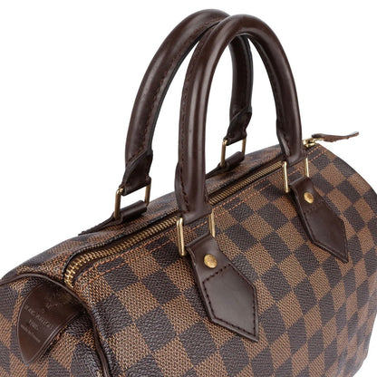 Louis Vuitton Monogram Damier Ebene Speedy 25 Handbag