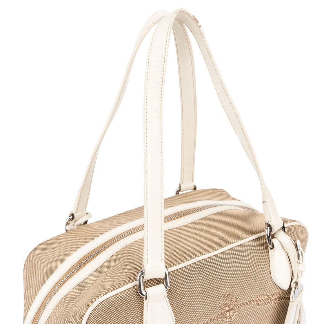 Prada Jacquard Monogram Handbag