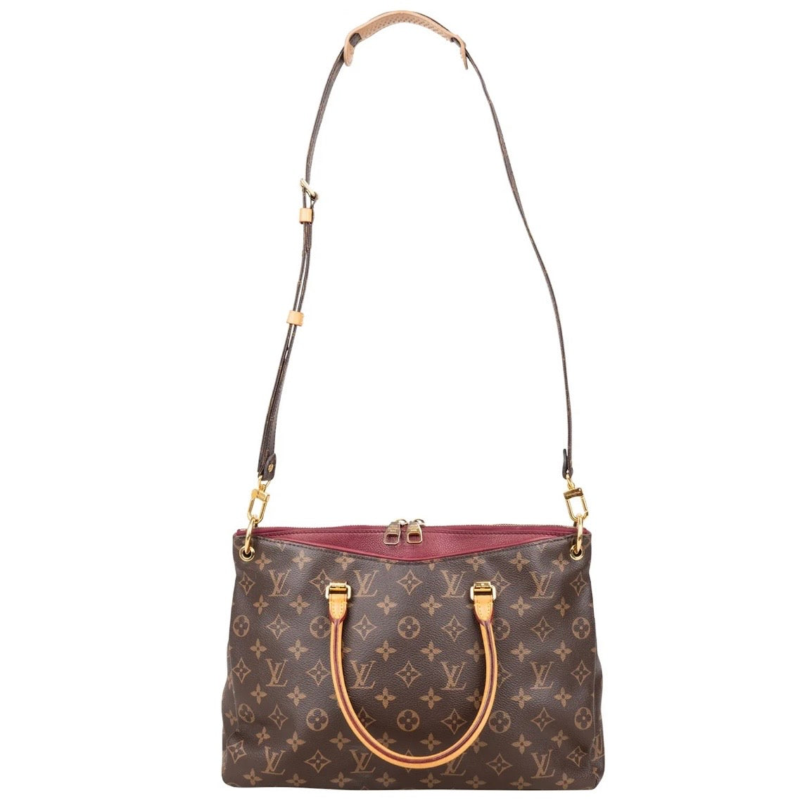Louis Vuitton Monogram Canvas Pallas MM Handbag