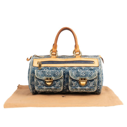 Louis Vuitton Denim Monogram Neo Speedy 30 Handbag