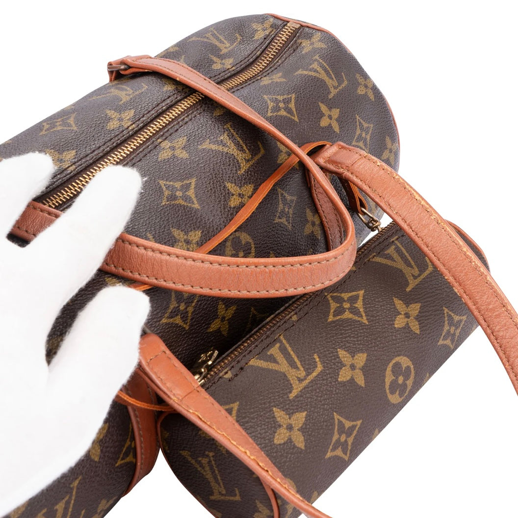 Louis Vuitton Canvas Monogram Papillon Set Handbag