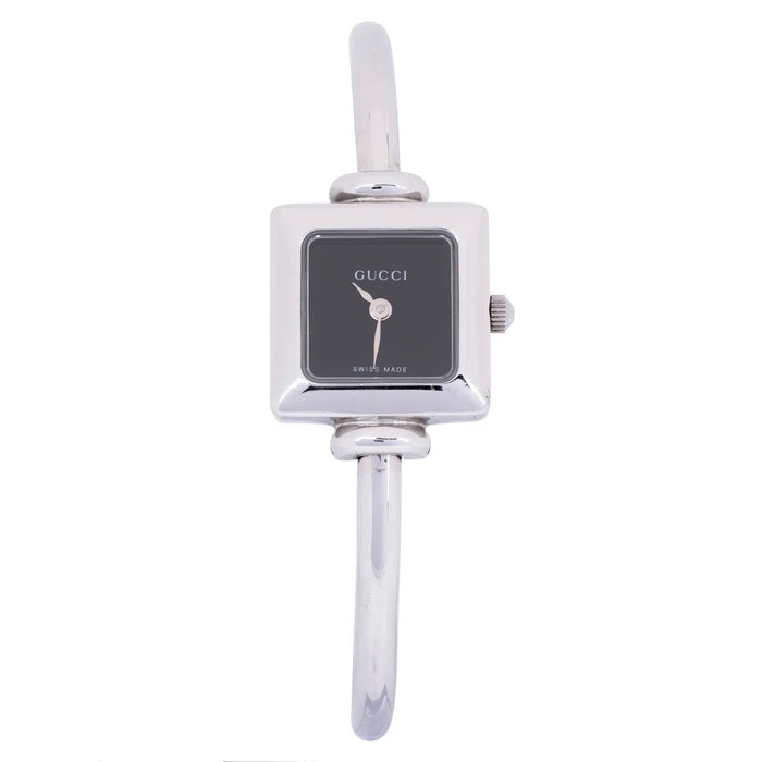 Gucci Silver Tone 1900 L Bangle Women Watch