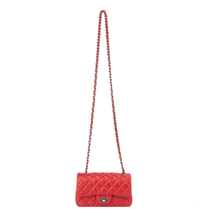 Chanel Quilted Lambskin Antique Single Flap Crossbody Bag