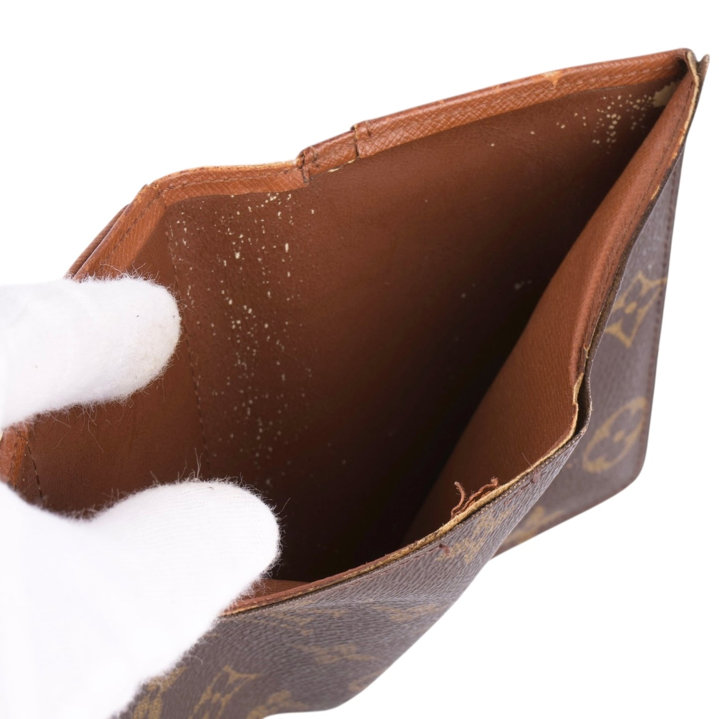 Louis Vuitton Canvas Monogram Clip Wallet