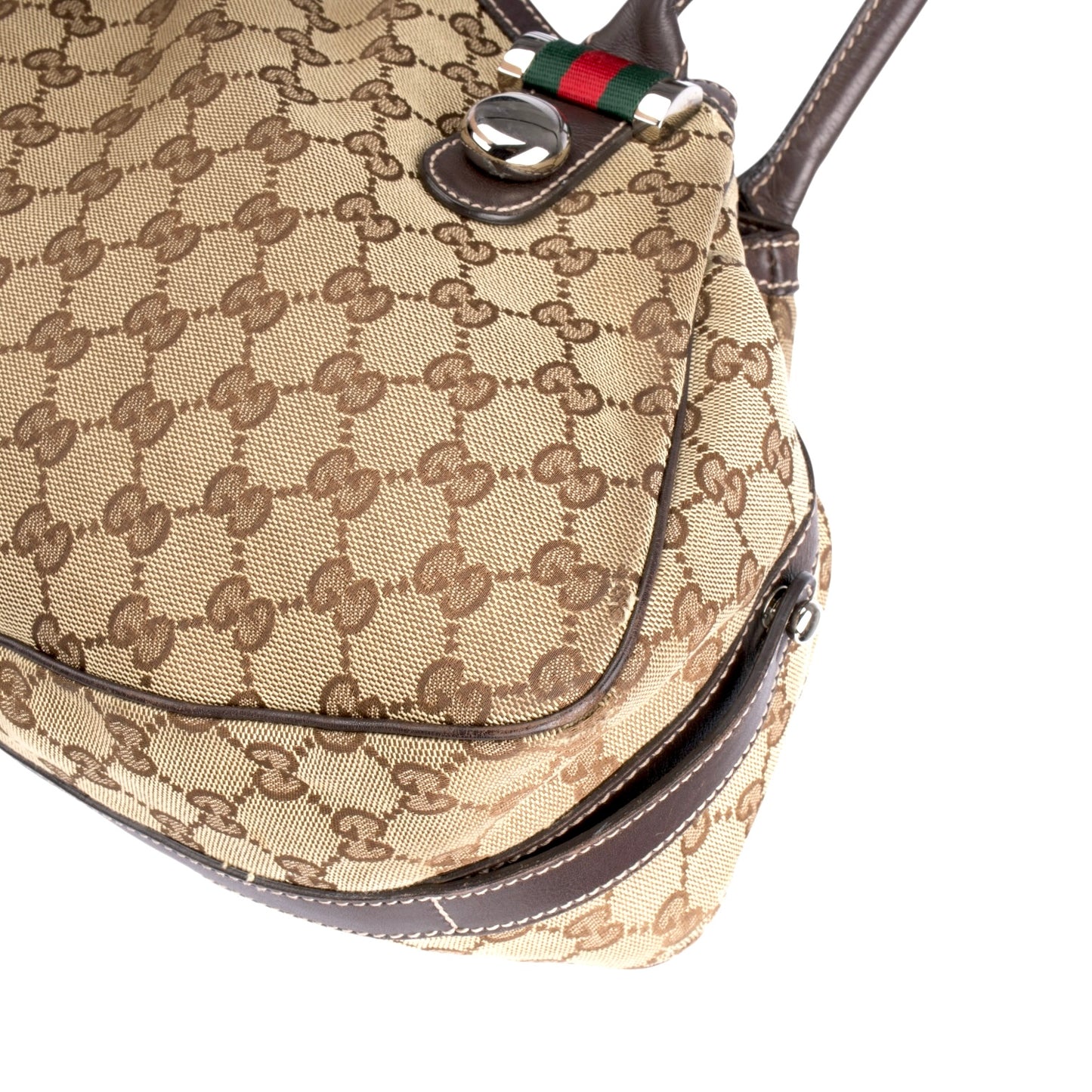 Gucci GG Monogram Sherry Line Tote Bag