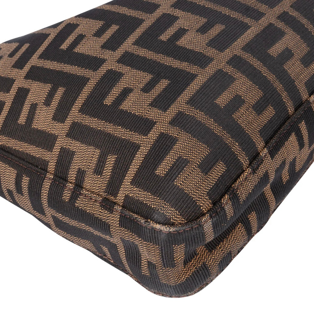 Fendi FF Monogram Baguette Shoulder Bag