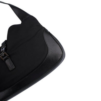 Gucci Black Leather Jackie Handbag