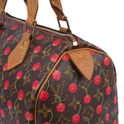 Louis Vuitton Canvas Monogram Limited Cherry Speedy 25