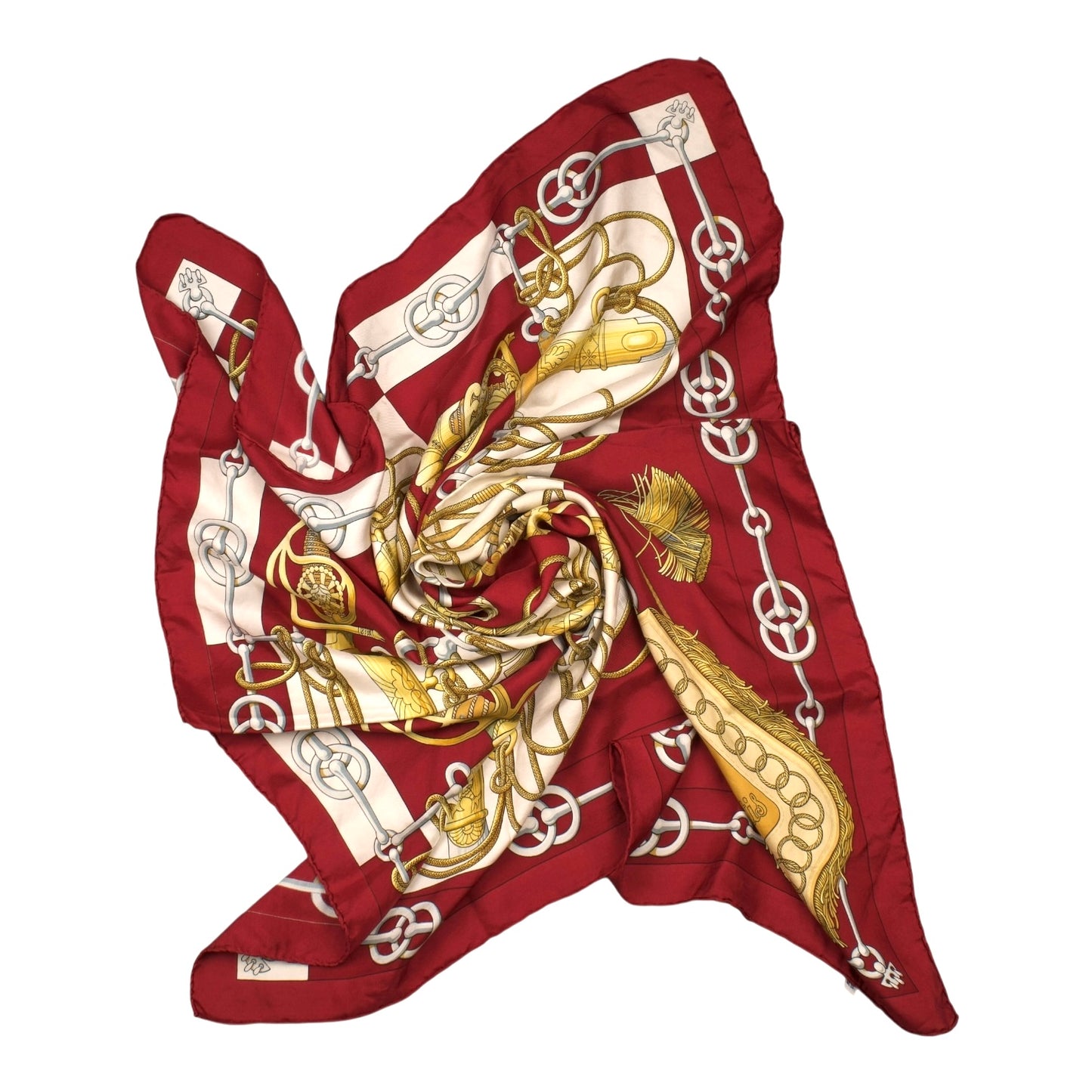 Hermes Cliquetis Silk 90 Scarf Touch