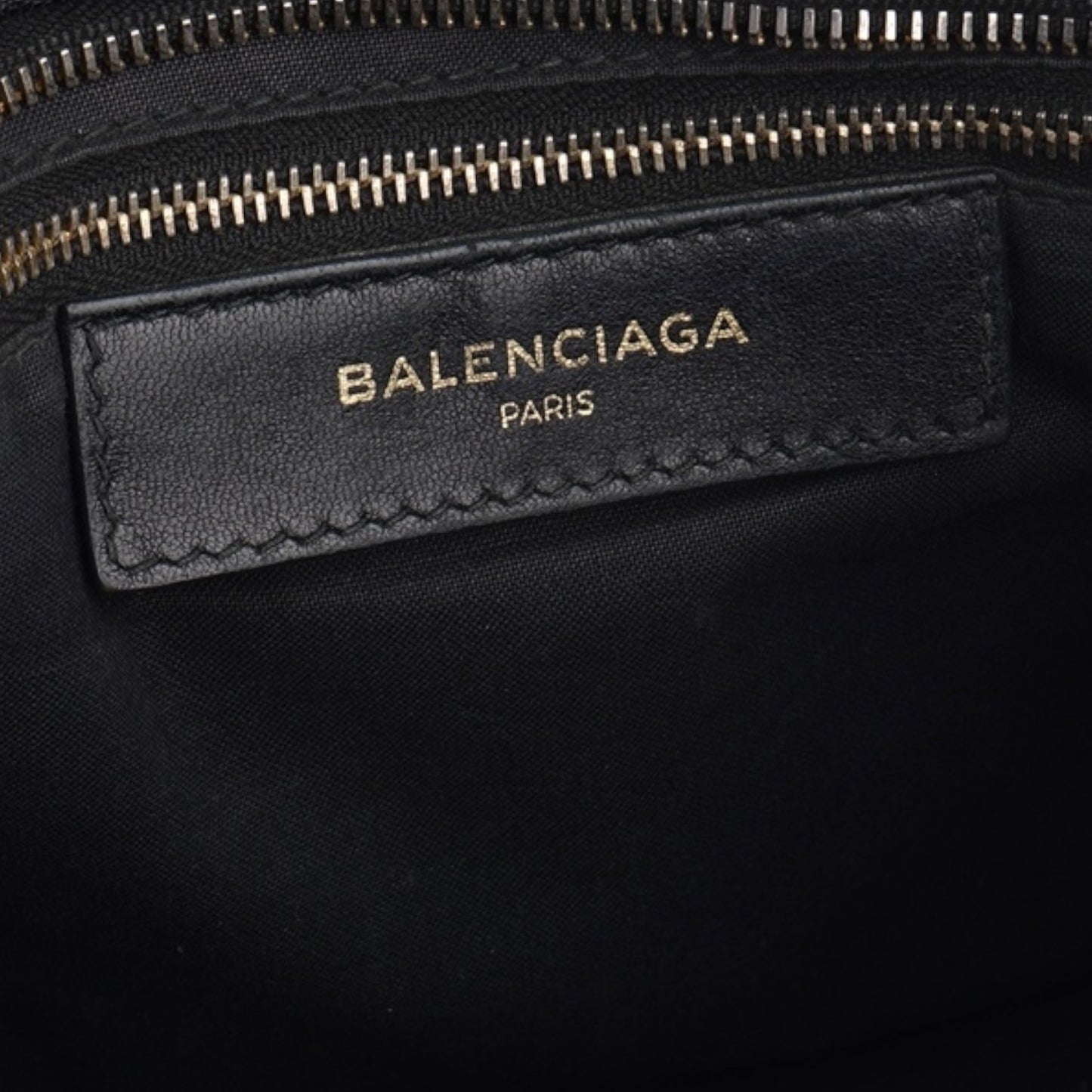 Balenciaga Black Leather City Handbag