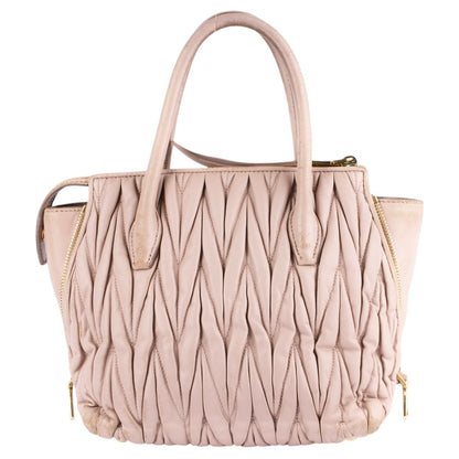 Miu Miu Quilted Leather Handbag