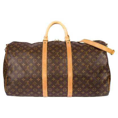 Louis Vuitton Canvas Monogram Keepall Bandouliere 55