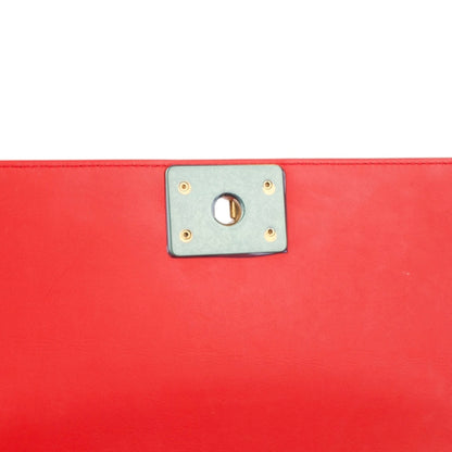 Chanel Boy Red Phyton Leather Limited Edition Bag