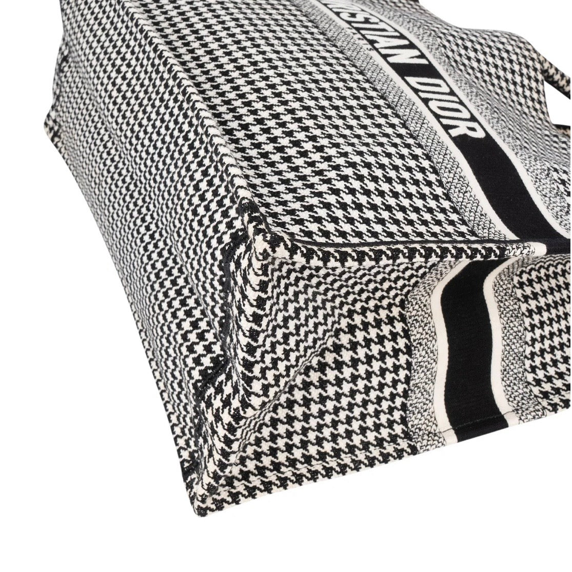Christian Dior Houndstooth
Monogram Canvas
Book Tote Handbag