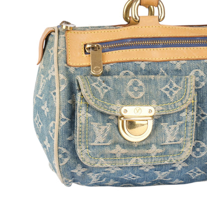 Louis Vuitton Denim Monogram Neo Speedy 30 Handbag
