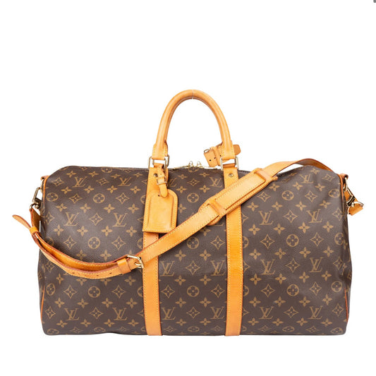 Louis Vuitton Canvas Monogram Keepall 50 Bandouliere