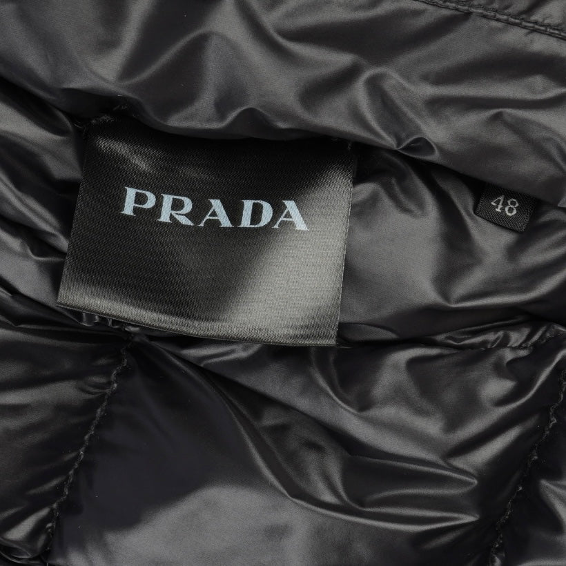 Prada Nylon Triangle Puffer Jacket