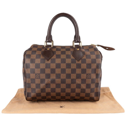 Louis Vuitton Monogram Damier Ebene Speedy 25 Handbag