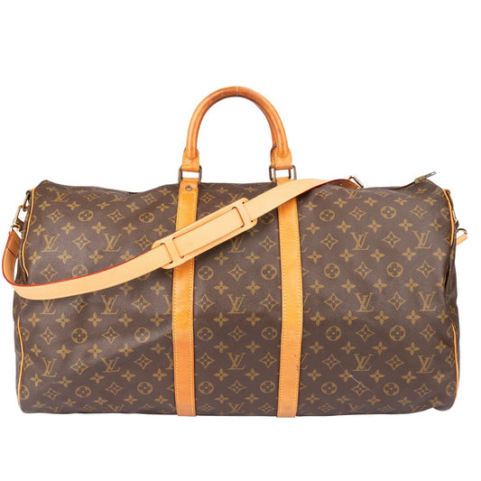 Louis Vuitton Canvas Monogram Keepall Bandouliere 55