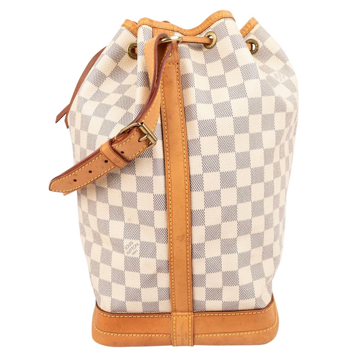 Louis Vuitton Monogram Damier Azur Canvas Sac Noé Grande Shoulder Bag