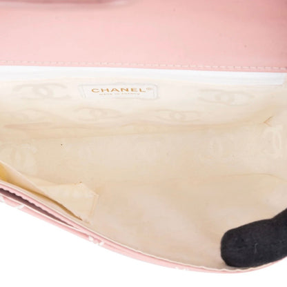 Chanel Quilted Lambskin
24K Gold Single
Flap Rabat Handbag