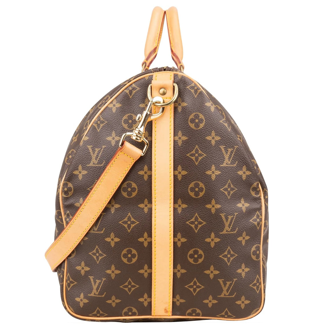 Louis Vuitton Monogram Canvas Keepall 55 Bandoulière Travel Bag